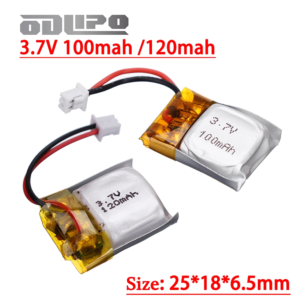 3.7V 100mah 120mah Li-Po Battery For CX-10 Cx10 H20 S8 M67 U839 RC Quadcopter Helicopter Drone Spare Parts H20 Battery