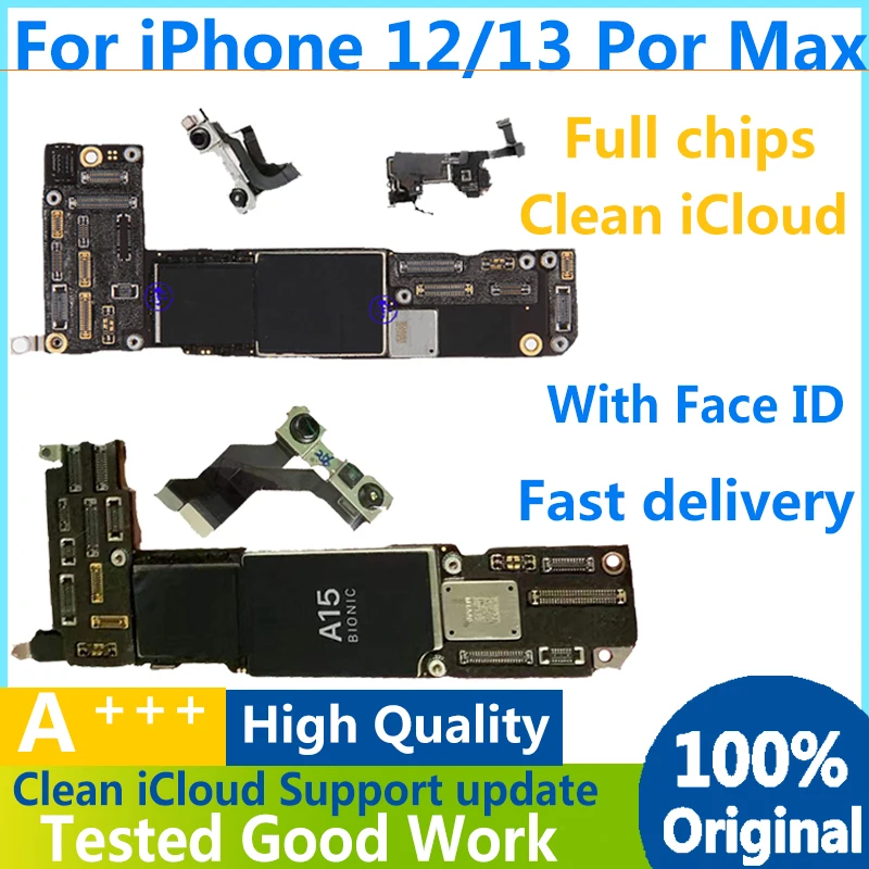 أعلى! لوحة لهاتف iPhone 12/13Pro/MAX تدعم تحديث iOS بدون لوحة منطق iCloud لهاتف iPhone12 & 13 Pro Max شرائح كاملة