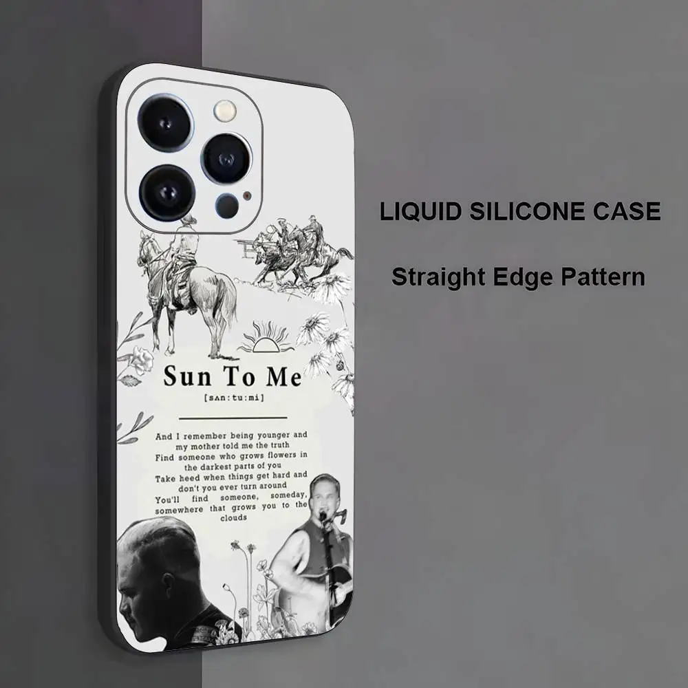 Singer Z-Zach Bryan Phone Case For iPhone 17,16,15,14,13,12,11 ,Pro Max,XS,X,XR,SE,Mini,8,7,Soft Silicone Black Cover