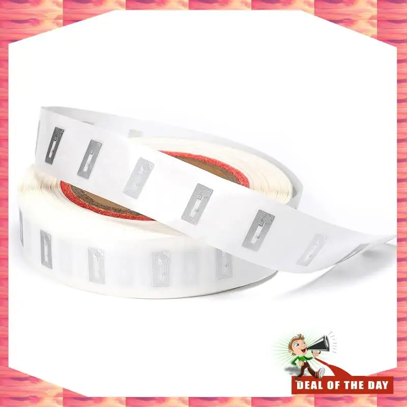 24-Hour Delivery 100 PCS NFC Tags Sticker With NTAG213 Chip Blank NFC Stickers Adhesive Labels RFID Tags Rewritable 144 Bytes Me