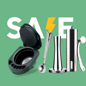 Adattatore per caffè riutilizzabile per macchina da caffè Dolce Gusto PICCOLO XS/Genio S Accessori per capsule di caffè con capsule di ricarica per caffè espresso