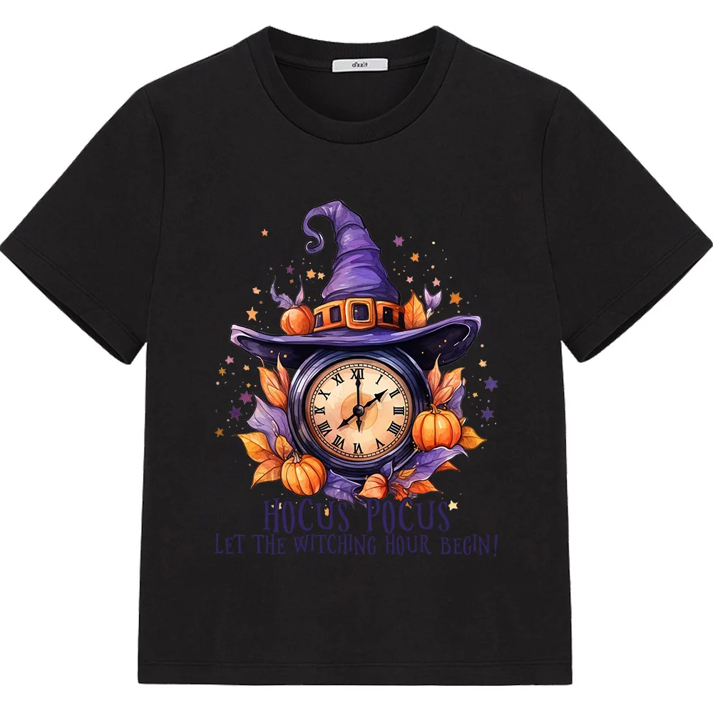 Halloween Witch Parches Iron on Diy Accessory Heat Transfer Clothes T-shirt Thermal Stickers