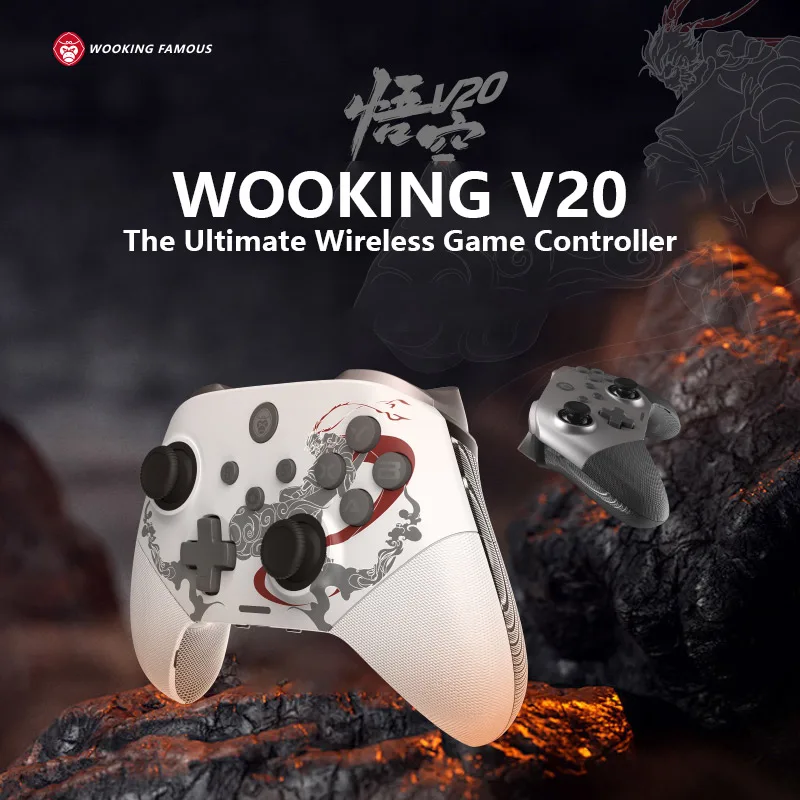 V20 Wireless Gamepad Three-Mode Controller 1000Hz Bluetooth Dual Hall Linear Trigger Control For NINTENDO SWITCH PC Android IOS