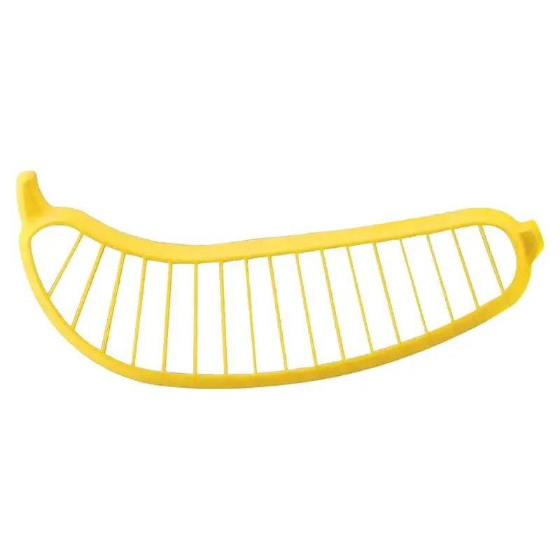 Banana Slicer Kitchen Gadget Handy Banana Slicer Fruit Cutter Chopper Strawberry Slicer Cutter Slicer Practical Fruit Cutter