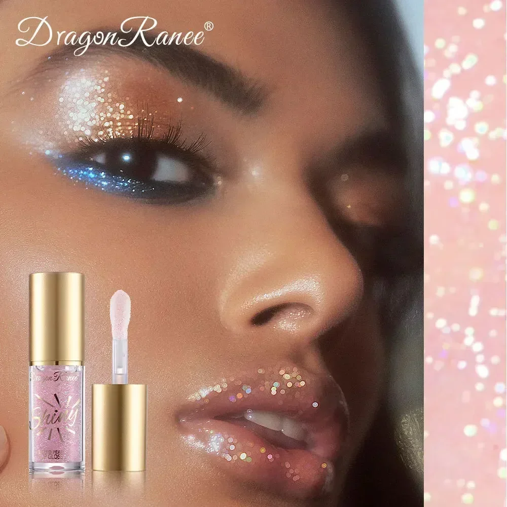 New 3 Color Lip Gloss Shining Pearl Luster Moisturizing Waterproof Long-lasting Repair Lip Fashion Design Popular Lip Gloss 4ml