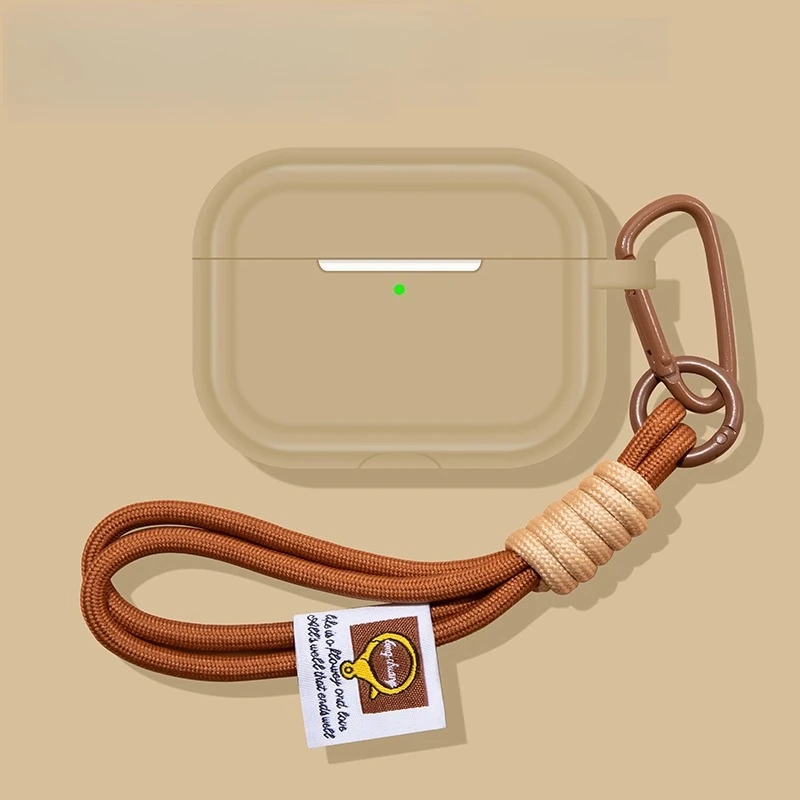 

For AirPods Pro3 Pro2 Pro for AirPods 1 2 3 4th Generation Wireless Bluetooth Headset Cover Silicone Material with Hanging Rope