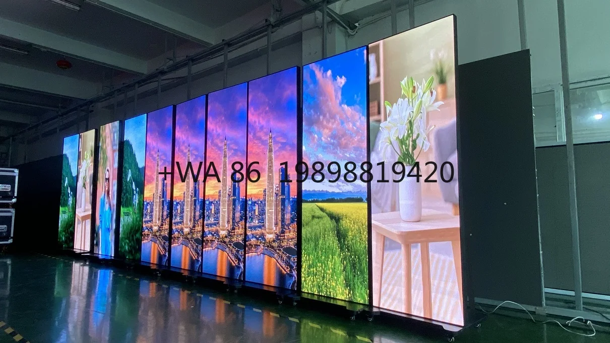 

Стоячий светодиодный экран плаката на рекламном торговом центре, горячая распродажа, полноцветный рекламный плеер, пол