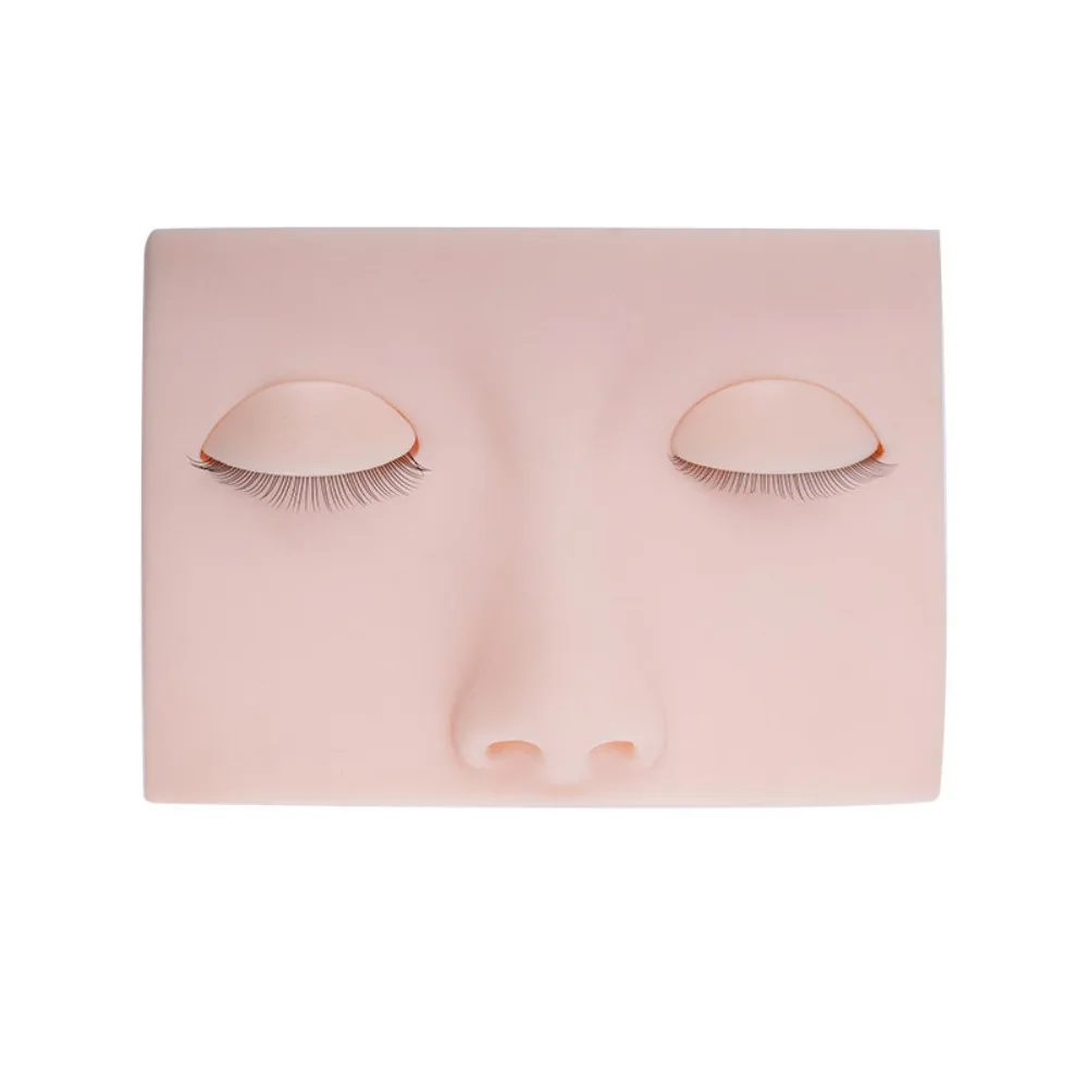 

3D Eyelash Extension Mannequin Head Lash Grafting Removable Eyelids Cosmetic Model Heads Training Display