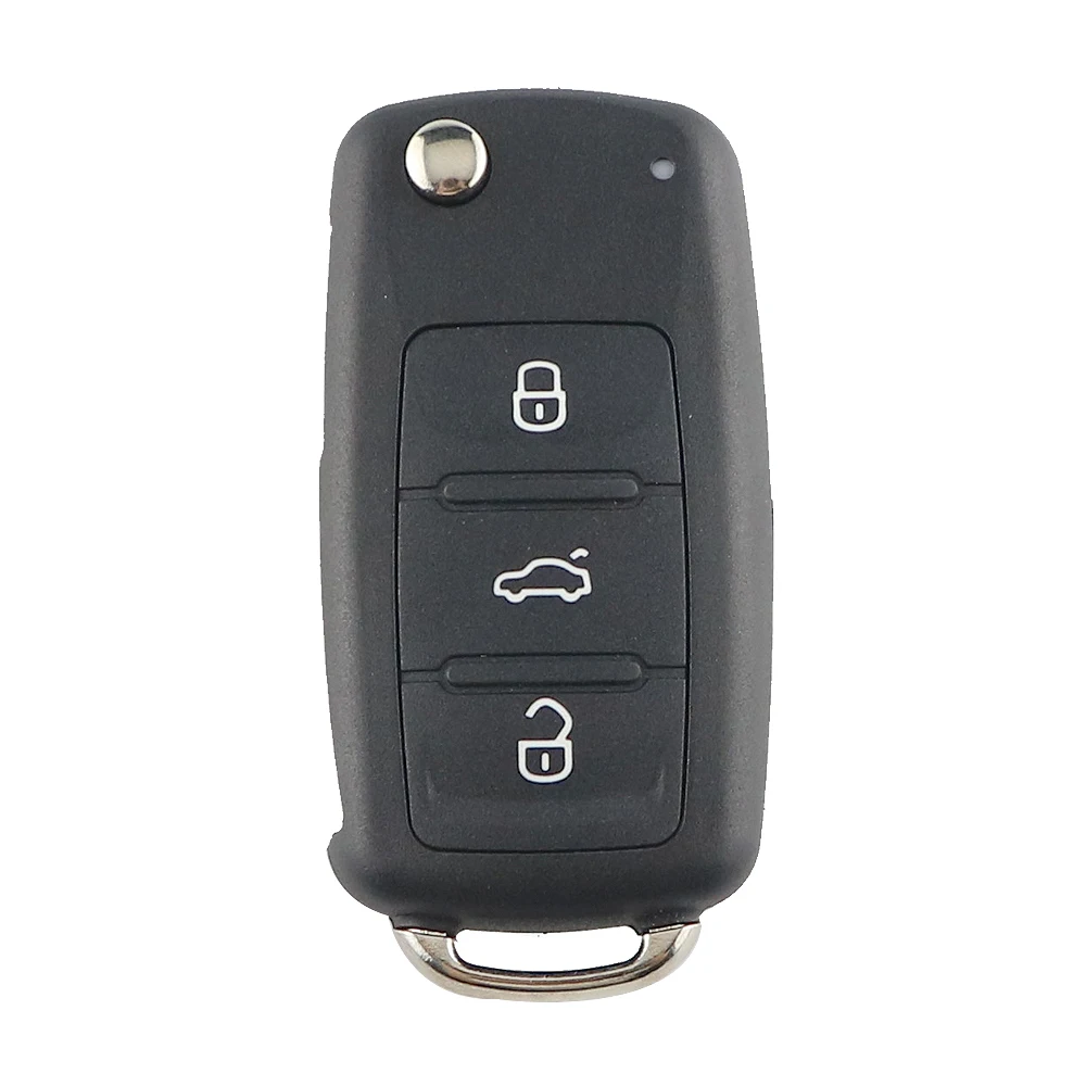 For VW Volkswagen Caddy Golf 6 Tiguan Touran Passat Polo B5 Jetta CC Skoda Seat MK5 Beetle MK6 Modified Remote Car Key Shell