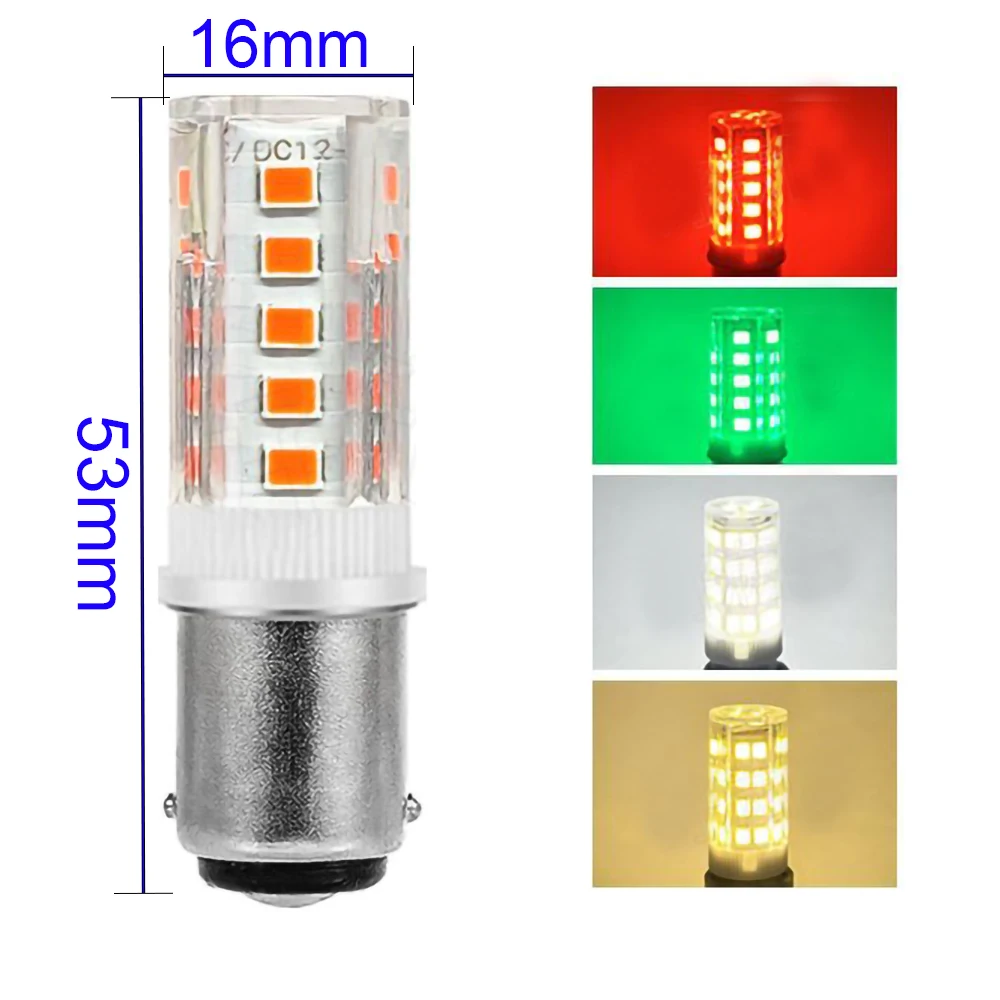 12V 24V 3W BA15D LED Light Bulb Bayonet Double Contact Base Landscape Path Deck RV Camper Marine Yacht Boat Trailer Lighting