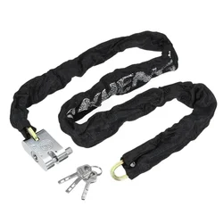 65cm Motorcycle Chain Lock Pad Motorbike Bicycle Lock Security Anti-Theft Outdoor Reinforced Locks for Motorcycle Bike Scooter