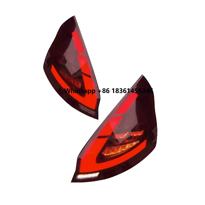 LED Taillight Assembly for Fiesta 09-15 modified Stream Rear lamp Brake Driving Reversing Turn signal Car Accessories