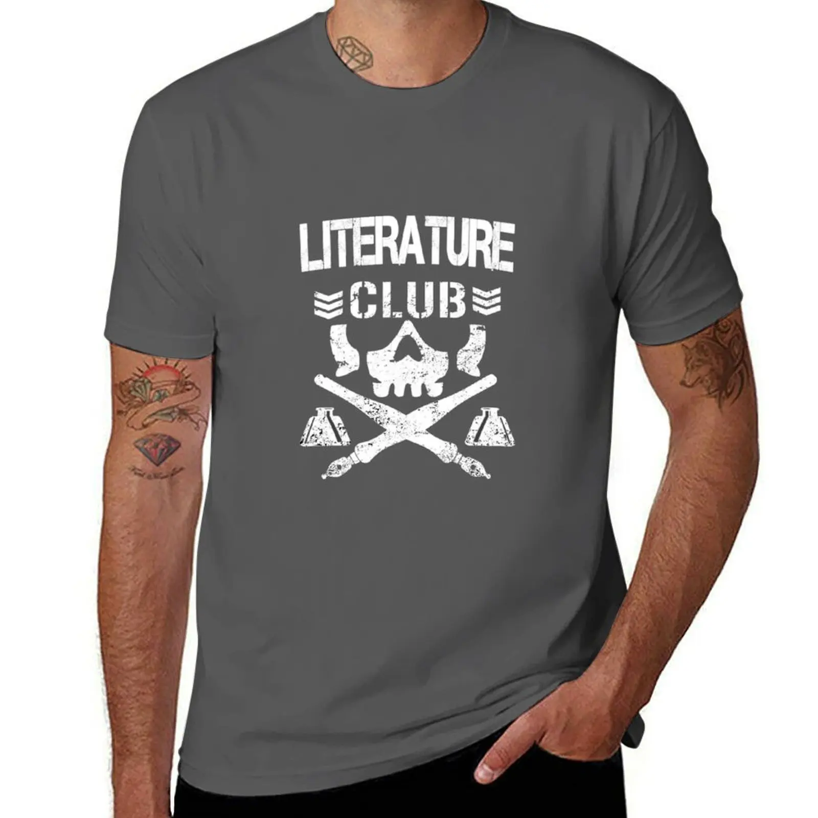 

Literature club Classic T-Shirt new gifts and t-shirts quick-drying plus size clothes black t shirts for men