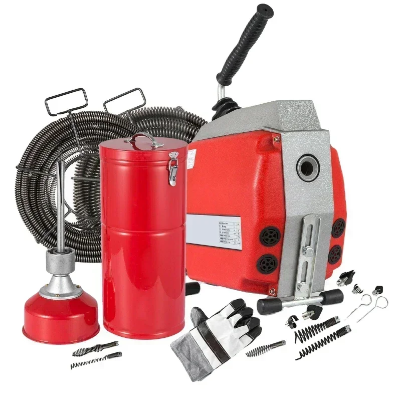 

For Commercial Cleaner 690W Sectional Drain Cleaning Machine with 16&22mm Cables