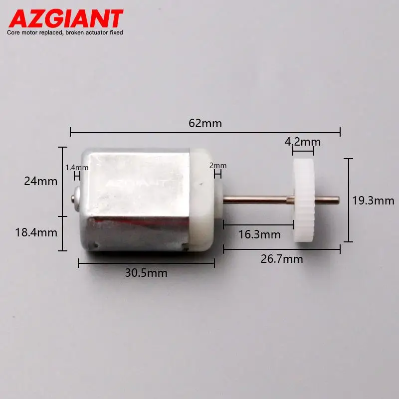 AZGIANT 36T For Skoda Octavia Superb I 6X1837013H Vehicle Central Door Lock Actuator 12V DC Motor  6X1837013A