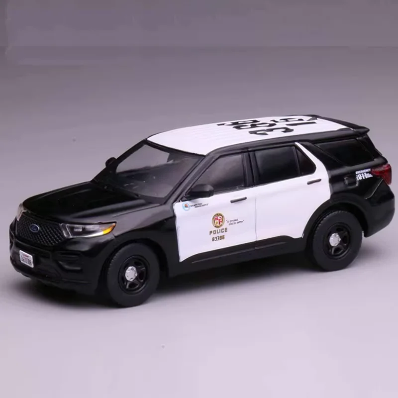 596 Diecast 1:64 Scale Explorer Police Alloy Car Model Collection Souvenir Gift Static Display Oranment