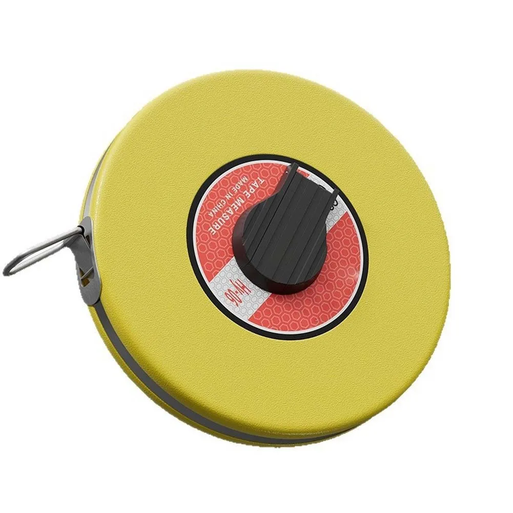 1050 Meters Fiberglass Measuring Tape with Dual Sided Scale for Accurate Engineering Measurements and Hand Cranked Retraction