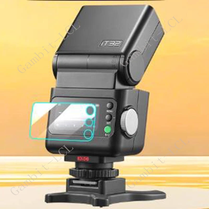 1/3 قطعة 9H HD الزجاج المقسى ل Godox iT32 GodoxiT32 iFlash فلاش الزناد OLED واقي للشاشة اللمس غطاء الفيلم