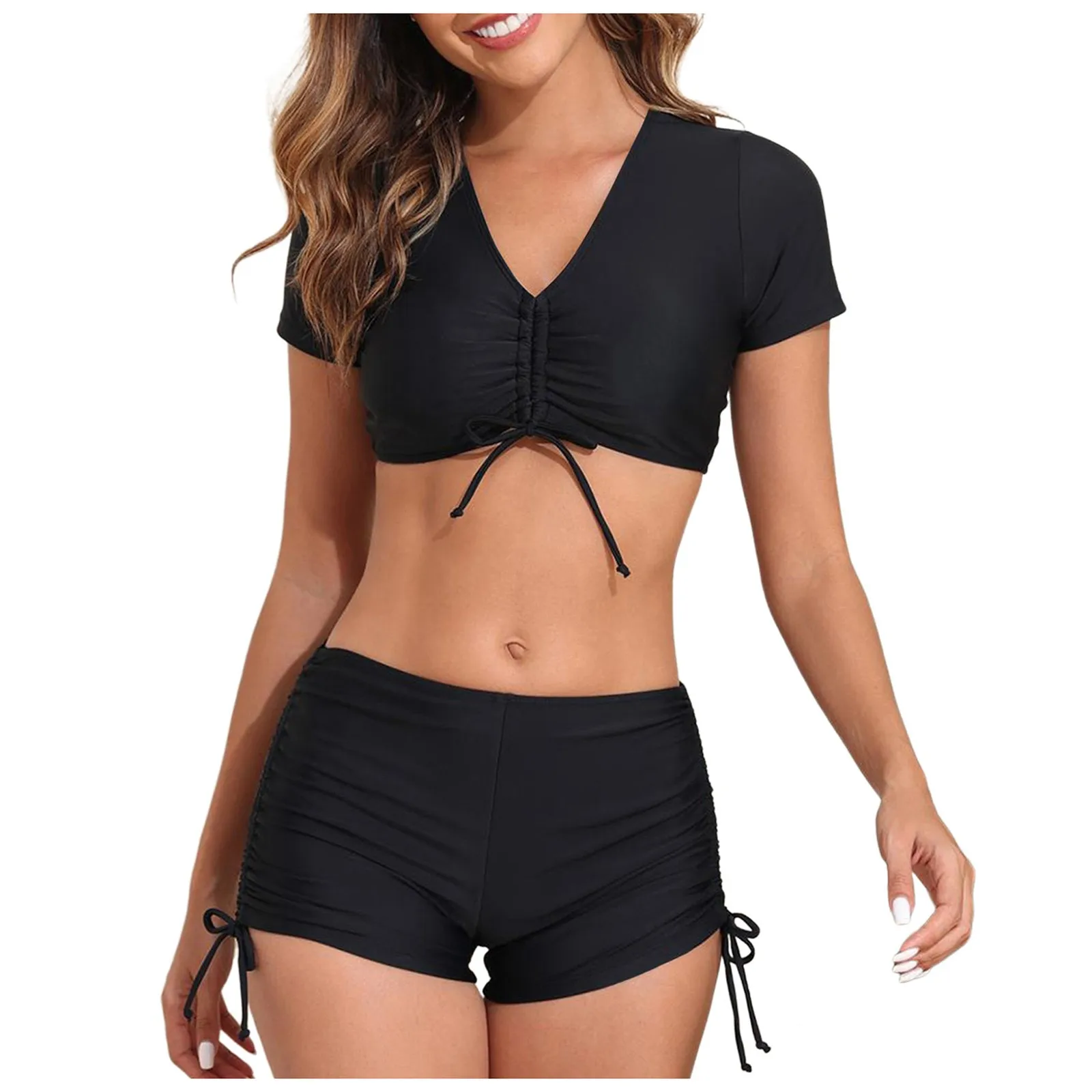 

Сексуальные купальники, женские купальные костюмы, бикини с эффектом пуш-ап, женские комплекты бикини с высокой талией, купальники в стиле Y2K, женская пляжная одежда