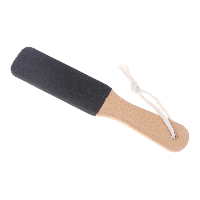 1PCS Professional Pedicure Rasp Tool For Dead Skin Crack Heels Beech Wood Foot File Rasp Callus Remover Foot Scrubber