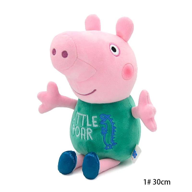 30 CM Peppa Pig Plüsch Puppe Schwein Vater Mutter Modell kinder Spielzeug Cartoon Nette Anime Figur George Kinder Weihnachten geschenke – Detail 28