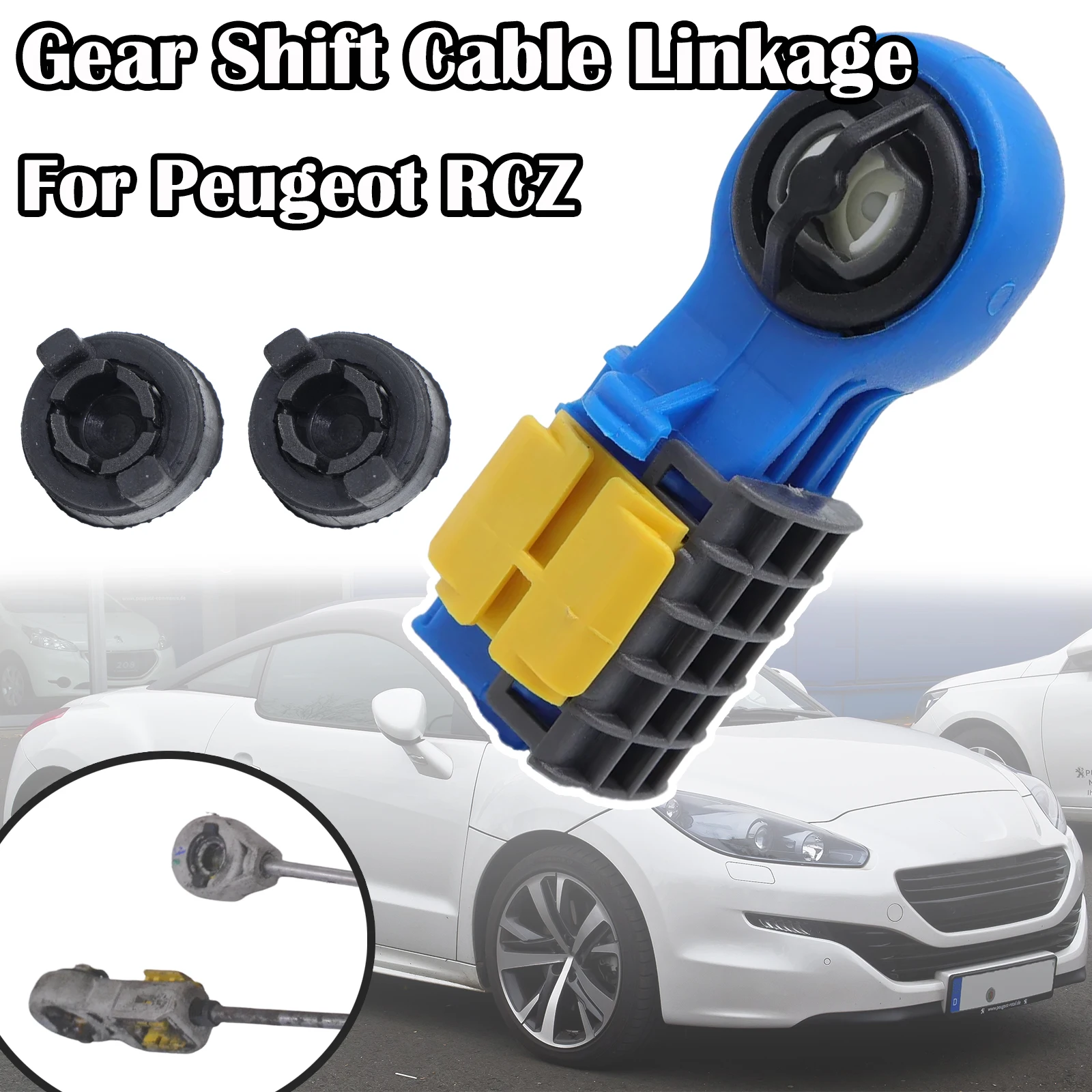 

Gearbox Shift Lever Cable End Linkage Connector Adapter Selector Buckle Replacement Parts For Peugeot RCZ 2010 2011 2012 - 2016