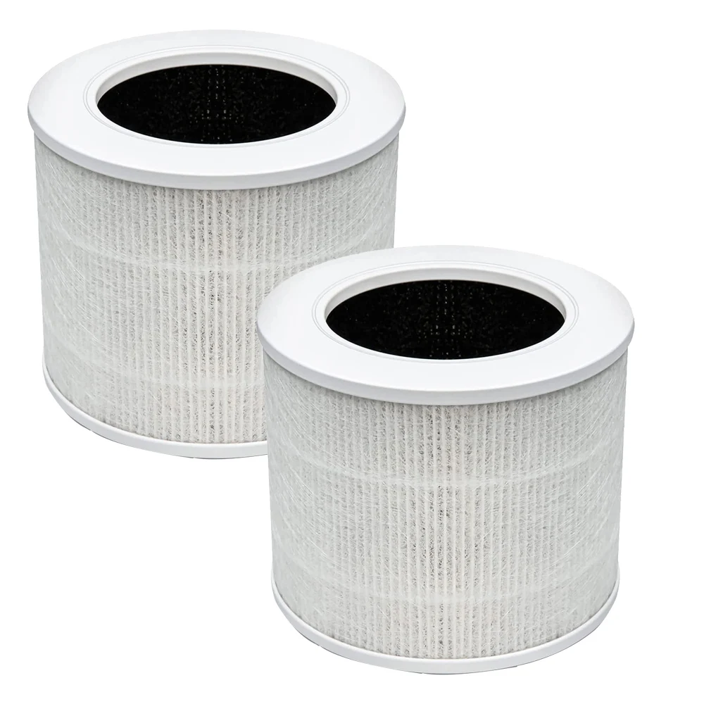 فلتر بديل صغير من Core لجهاز LEVOIT CoreMini Core Mini-P لتنقية الهواء، 3 في 1 كربون منشط عالي الكفاءة، Core Mini-RF