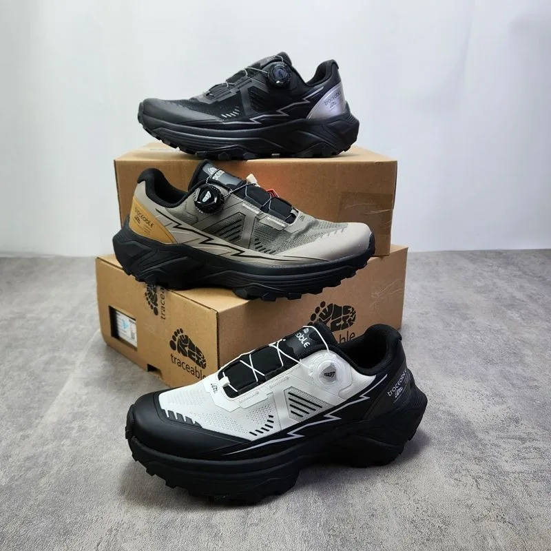 Original Brand Designer Quick Lacing Unisex Climbing Shoe Spring/Summer Breath Outdoor Hiking Shoe Thick Soled Trecking Shoe
