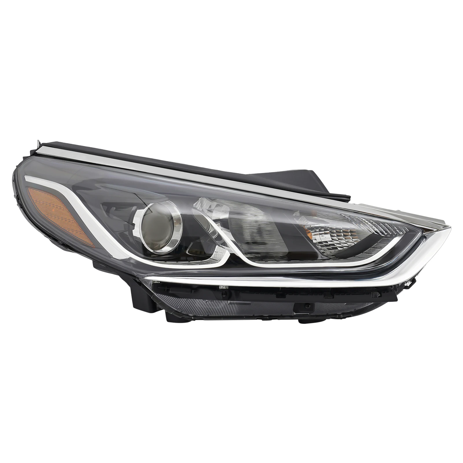 Toyota Corolla LED Headlights, Bright Halogen, Custom Fit for 2018-2019 Hyundai Sonata SE, Durable PC Material