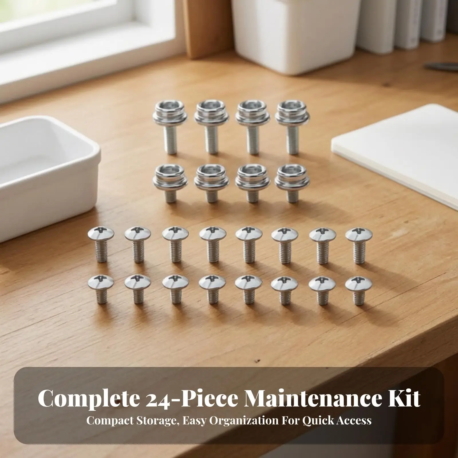Replacement Screws for Helmet Face Guard Kit Stainless Steel Fasteners with Collar Washers for Visor Repair Hardware