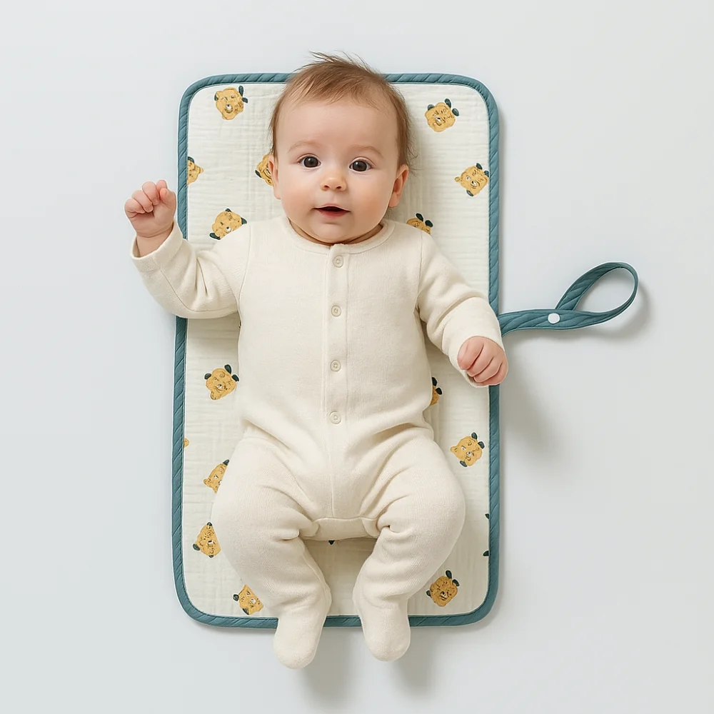 

Soft Baby Diaper Changing Pad Breathable Hypoallergenic Infant Diaper Mat Protector Sheet Strong Absorbent Baby Bed Pad Travel