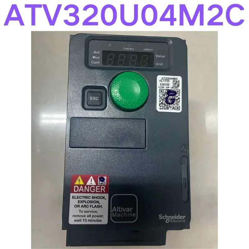 

Second-hand test OK ATV320U04M2C frequency converter 0.37KW 220V