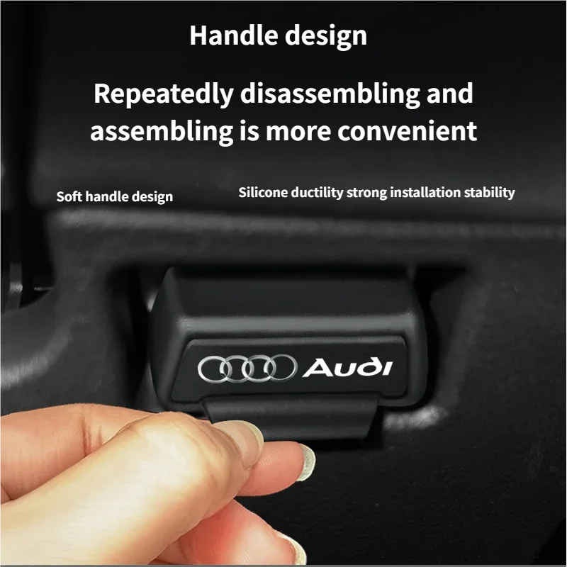 

Automotive Interior Modification Obd Silicone Protective Cover Dust Cover Fit for Audi Series Sline, A4L/A6L/A7 A3L A5 Q2L Q5Lq7