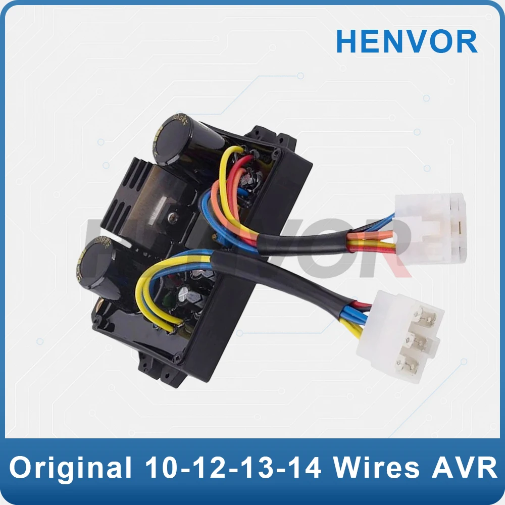 5KW 8KW Welding Generator AVR Voltage Regulator, Stabilizer Adjustment Module, 10/12/13/14 Wires for Generator Parts