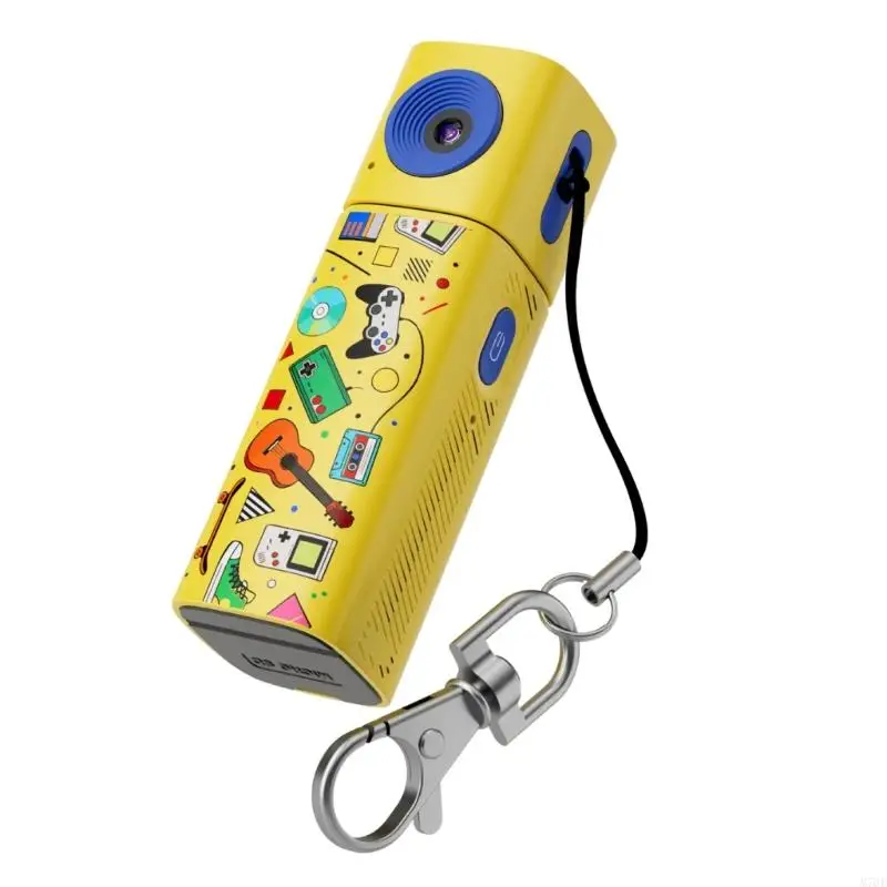 M76E Easy Carry Keychain Camera with 61 Degree Wide Angles Lens & LCD Screen for Photo