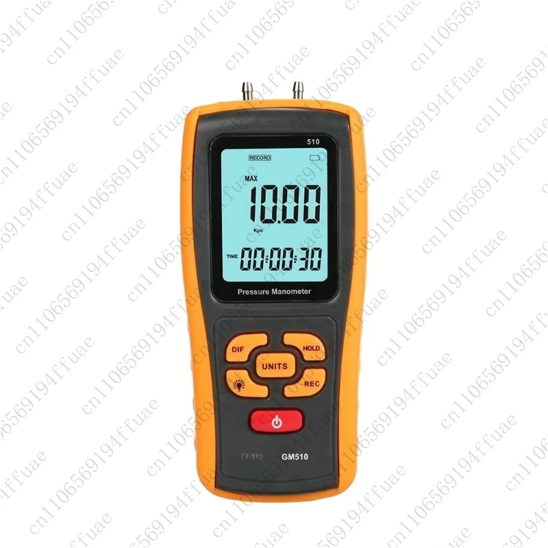 

GM510 Прецизионный цифровой измерительный прибор 10 кПа Манометр перепада давления воздуха Газовый клапан Микроманометр