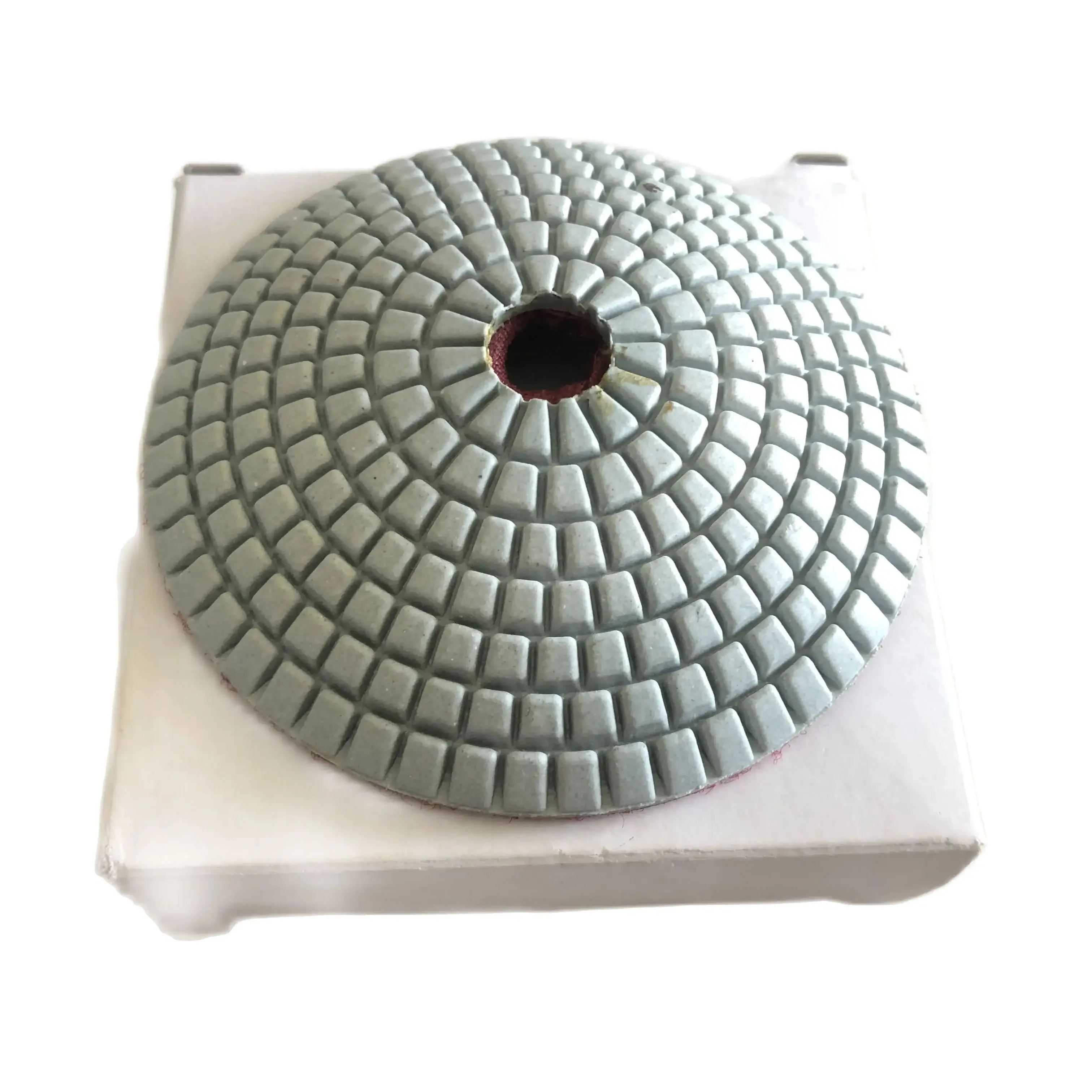 4 Inch 100mm Convex Flexible Abrasive Disc Diamond Convex Wet Polishing Pad For Grinding And Cleaning Marble Granite Stone Sink