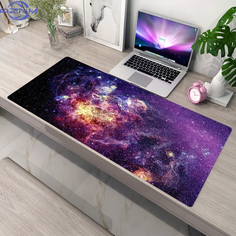 Galaxy Space Pattern Mouse Pad, Waterproof Non‑Slip Mouse Mat for Gaming Office Daily Use