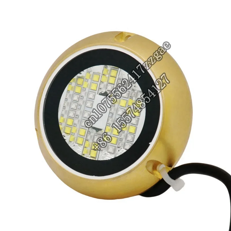 

120W Bronze underwater boat lights switching control dual color rgbw marine accessories