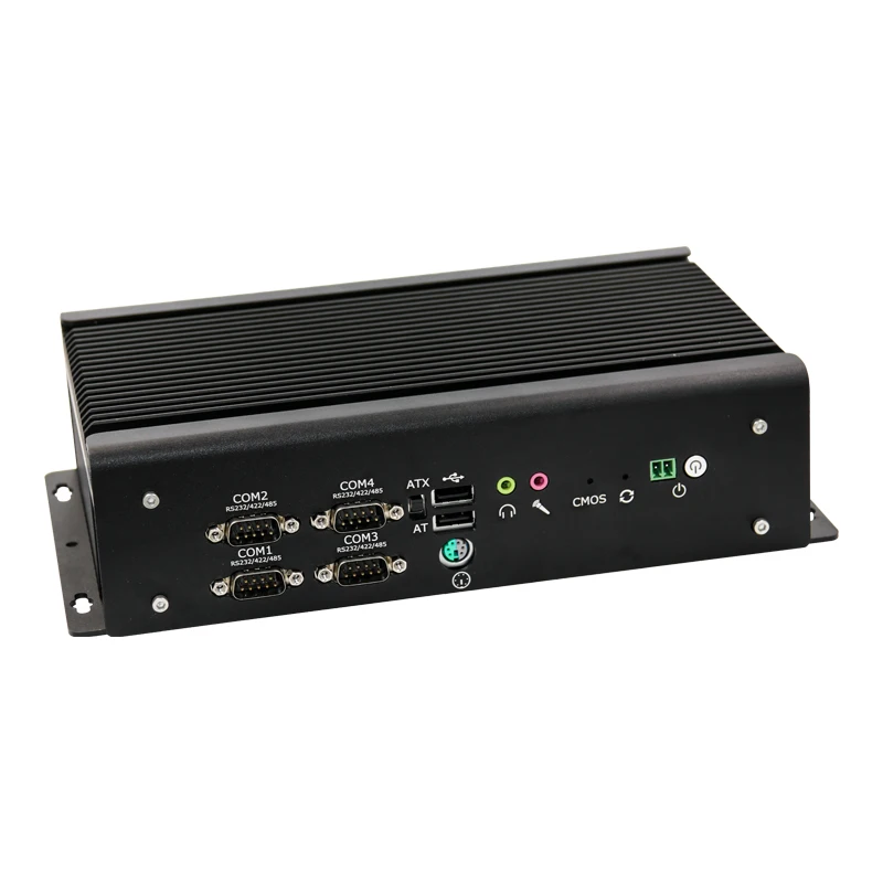 Intel Core I5 4278U Fanless MINI PC Aluminum 6COM Dual LAN 6USB GPIO X86 Industrial DDR4 RAM With AU US EU Plugs
