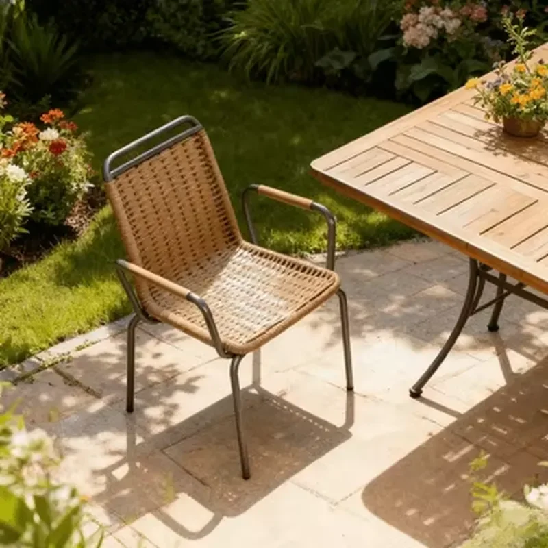 Modern Comfortable Aluminum Frame Outdoor Garden Chair Breathable Waterproof Durable Patio Furniture