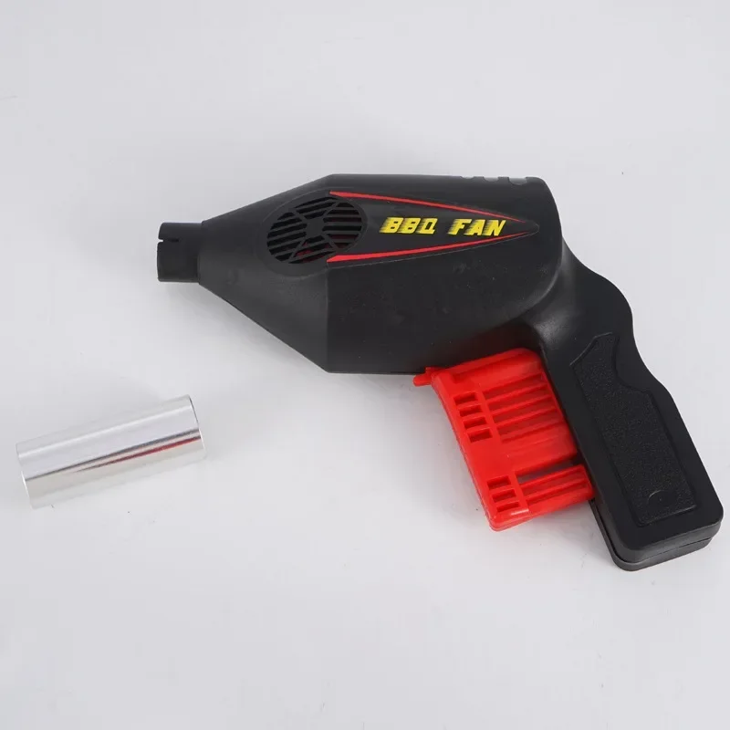 1PCS High Quality Manually BBQ Fan Air Blower Barbecue Tools Pressing Fire Bellows Ptable Gun Drop Ship