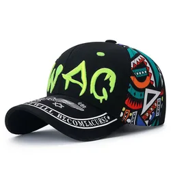 New Printed Embroidered Outdoor Hat, Suitable for Men and Women, Spring and Summer Baseball Cap, Casual and Fashionable