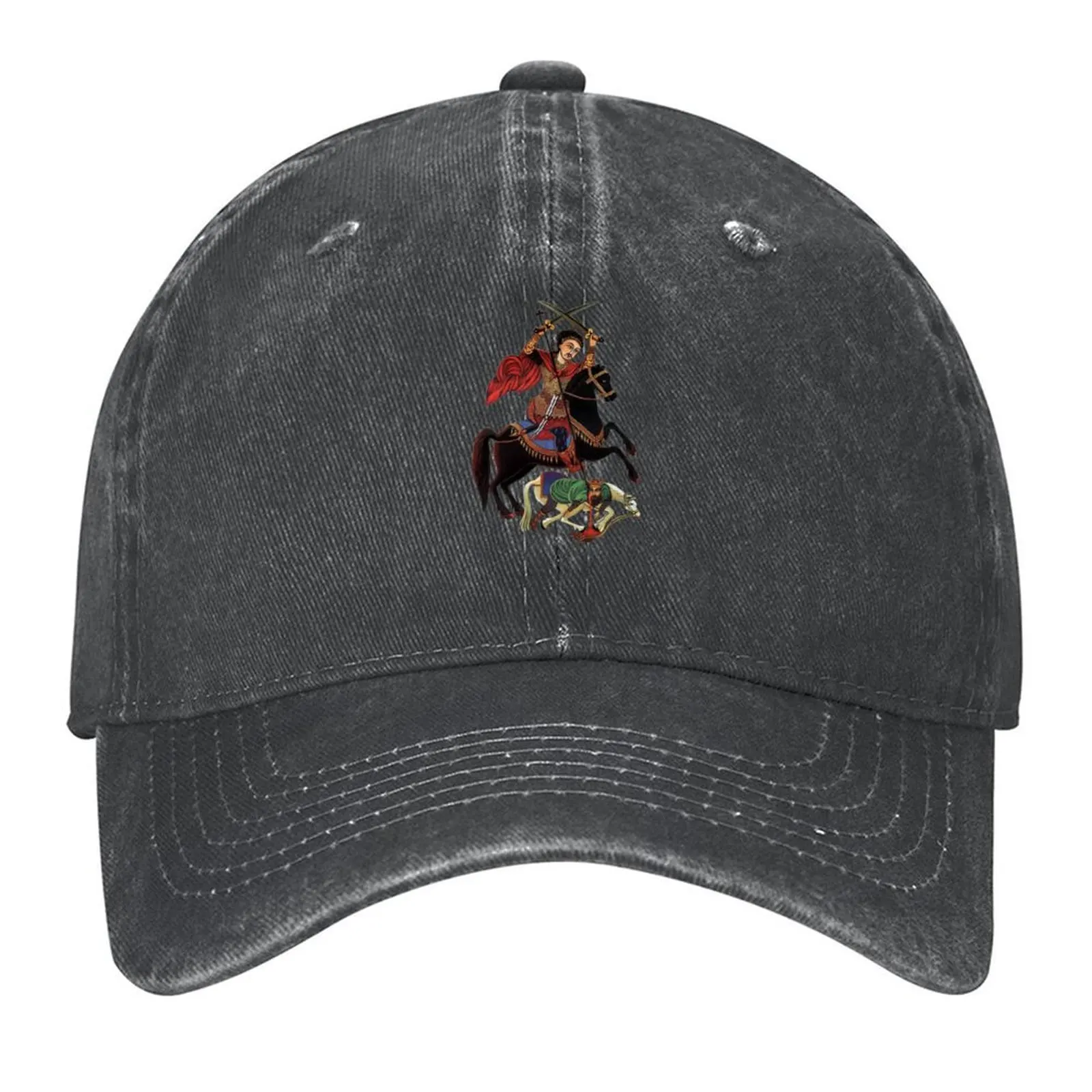 

Saint Philopateer Mercurius (Abu Sefein) Baseball Cap fishing hat Golf Hat Man Male hat Sports Cap Boy Child Women's
