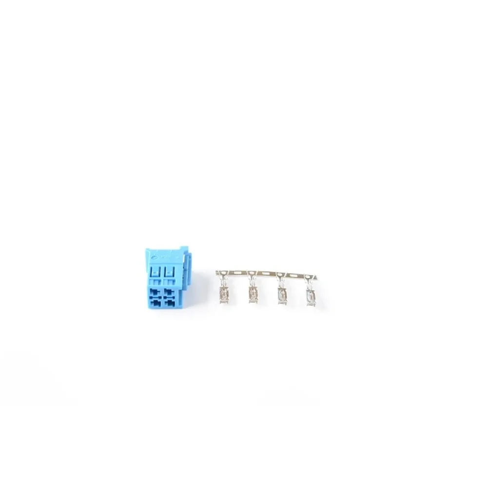 Blue 4-pin Connector Copper Insulator Metal And ABS Construction Terminal Kit Included Secure Electrical Connection