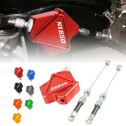 Motorcycle Accessories CNC Stunt Clutch Lever Easy Pull Cable System For Honda NX650 NX 650 J-X DOMINATOR 1988-1999 1989 1990