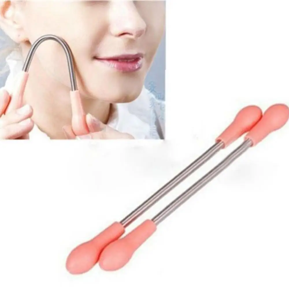 Threading Spring Facial Lip Hair Remover Clip Removal Epilator Stick Beauty Tool