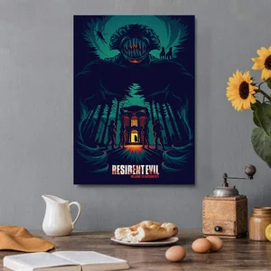 HD Canvas Poster for Boys, Classic Games, Retro Wall Art, Resident Evil Series, Bedroom Prints, Living Room, Cover Album, Decoration 6 Main Sales Gamer Decorative Frame - №4