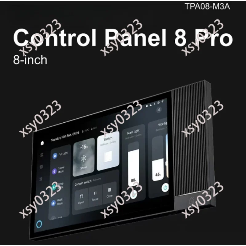 

8 Inch Smart Central Control Panel HD Background Music Host Intercom Function