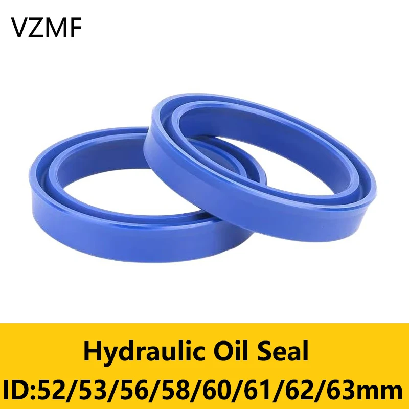 

UN Radial Shaft Hydraulic Seal ID 52-63mm Polyurethane Piston Shaft Piston Rod PU Single Lip U-shaped Cup Oil Seal